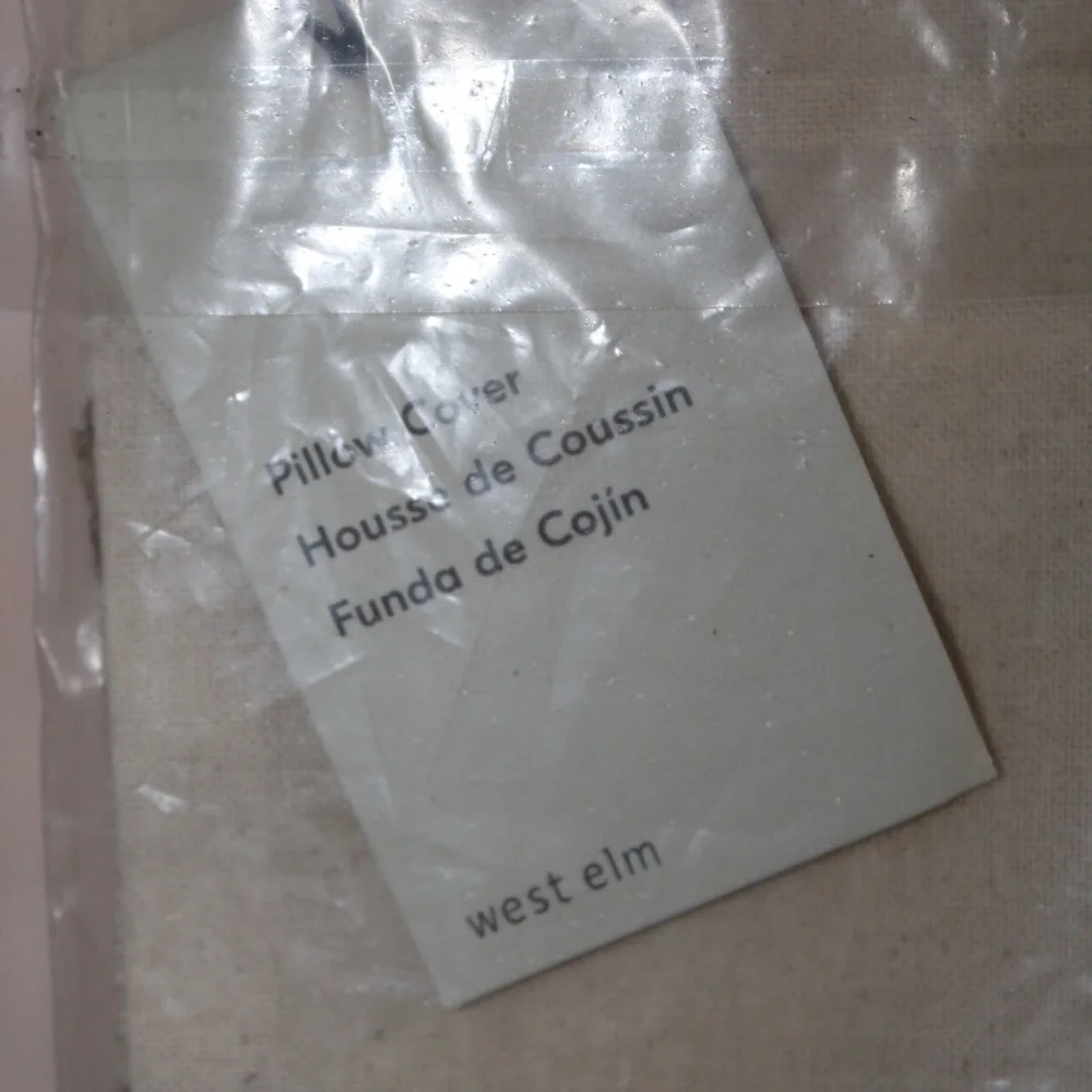 West Elm Striped Pillow Cover. Sz. 20
